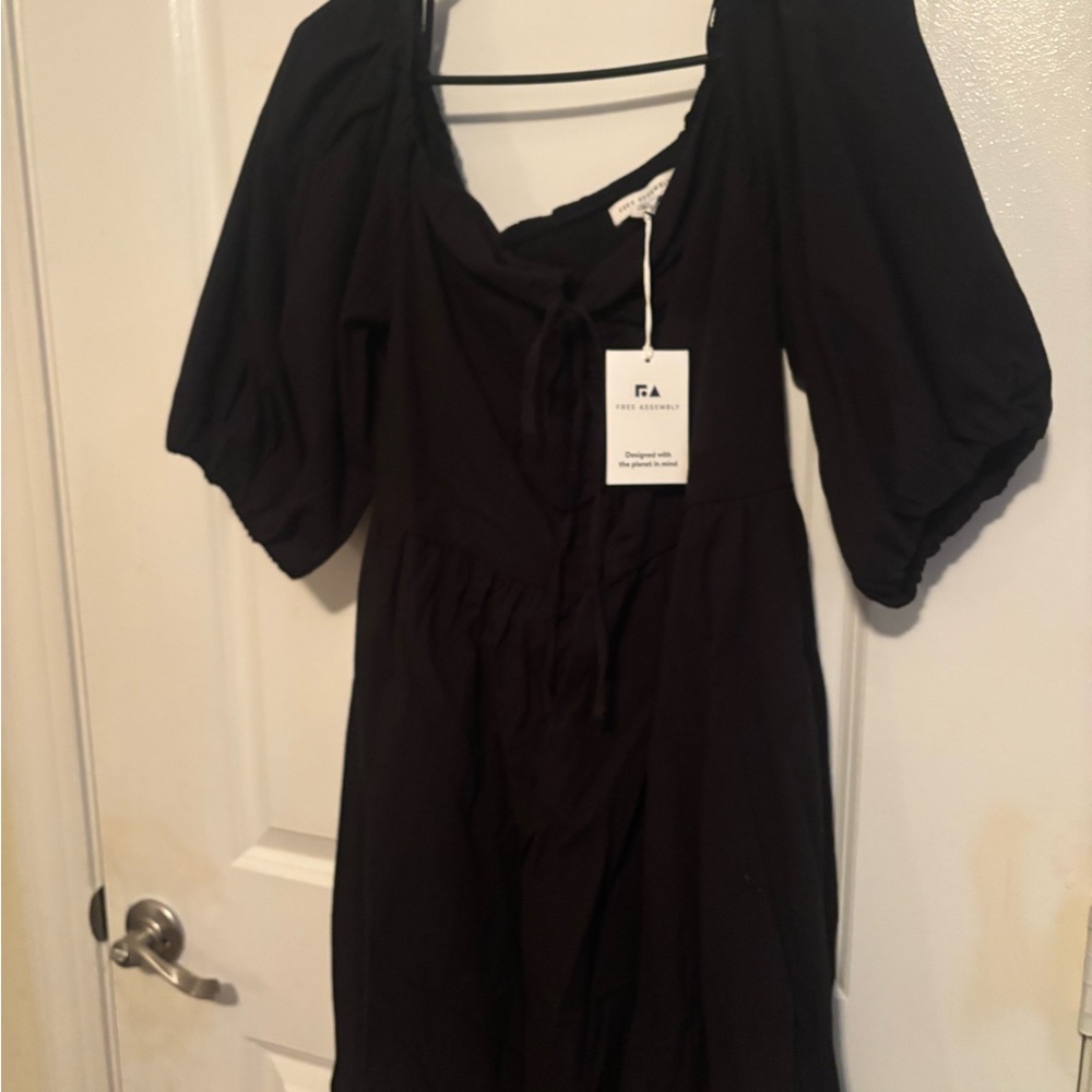 Black Beach Dress by Free Assembly